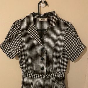MODREF Gingham Jumpsuit